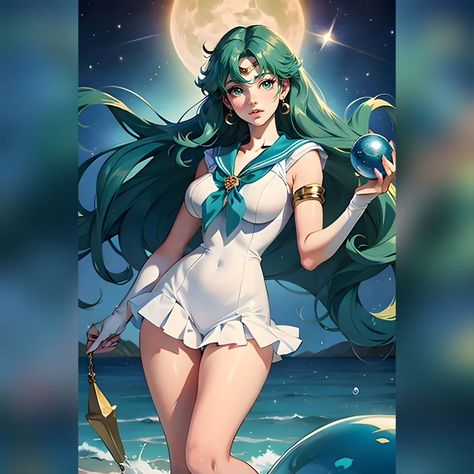 Sailor Neptune #sailormoon #sailormoonedit #sailormoonneptune #sailormoonneptune💫 #sailorneptune #sailorneptune🌊 #sailorneptune💙 #sailorneptuneedit Sailor Mar, Sailor Neptune, Sailor Moon, Moon, Pins