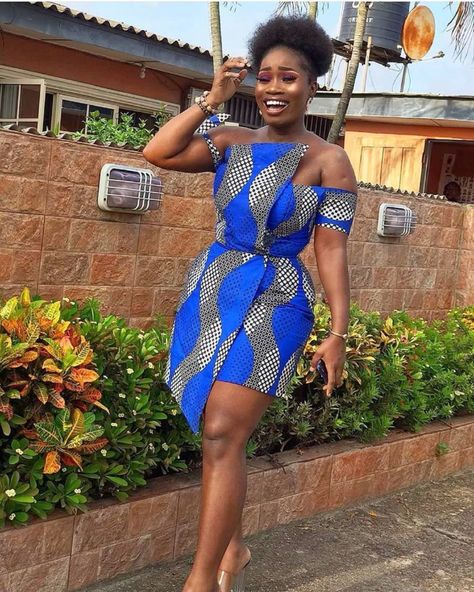 120 Ankara Short Gown Styles Designs 2020 | ThriveNaija Short Ankara Dresses, Ankara Short Gown Styles, Ankara Dress Styles, African Print Clothing, Best African Dresses, Short African Dresses, African Fashion Skirts, Latest Ankara, African Dresses Modern