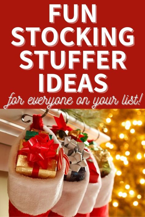 Stocking stuffers for everyone on your list. Find fun, practical gifts for everyone's Christmas stocking. Everything is available to order on Amazon! #organizingmoms Christmas Stockings Ideas Stuffers For Women, Cheap Stocking Stuffer Ideas, Stocking Stuffer Ideas For Men, Sticking Stuffers, Inexpensive Stocking Stuffers, Cheap Stocking Stuffers, Stocking Stuffers For Adults, Diy Stocking Stuffers, Christmas Stocking Gifts