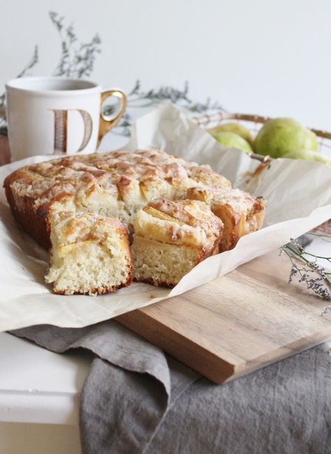 Pear + Cardamom Buttermilk Cake Pear Cardamom, Cardamom Cake, Buttermilk Cake, Pear Cake, Buttermilk Recipes, Well Hello There, Pear Recipes, Coffee Dessert, Yummy Sweets