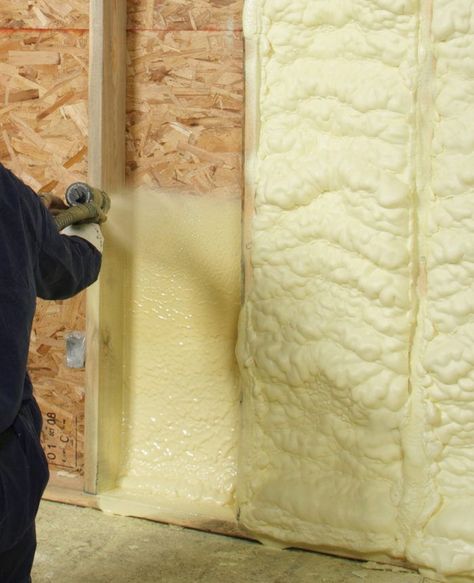 Someday, builders will stop asking this recurring question — but unfortunately, that day has not yet come. Spray Insulation, Attic Insulation, Home Insulation, Spray Foam Insulation, Air Conditioning Repair, Waterproofing Basement, Casa Container, Closed Cell Foam, Spray Foam