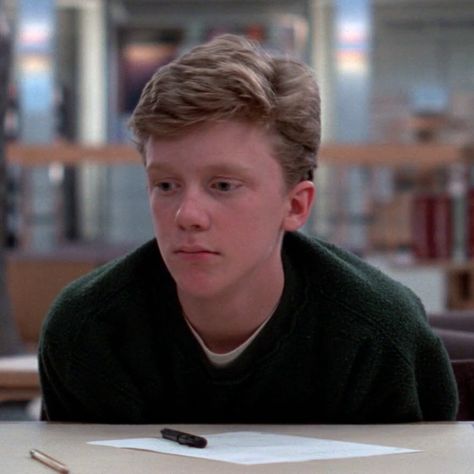 Brian The Breakfast Club, Brian Johnson The Breakfast Club, Brian Breakfast Club, Nerdy Men, Anthony Hall, 80s Films, Breakfast Club Movie, 90s Film, Michael Hall