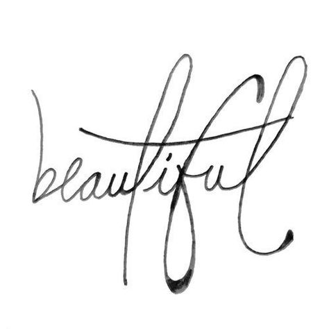 the word beautiful in cursive | beautiful #cursive #cursive ... Hip Quote, Writing Tattoo, Tattoo Hip, Disney Tattoo, Trendy Tattoo, 1 Tattoo, Cursive Writing, Hand Tattoo, Hip Tattoo