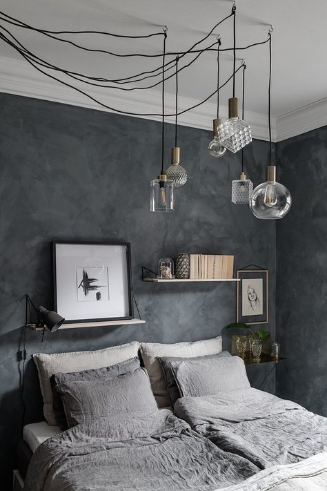 Cozy Scandinavian Bedroom, Scandinavian Bedrooms, Cozy Scandinavian, Scandinavian Design Bedroom, Coco Lapine Design, Grey Bedroom, Gray Bedroom, New Room, 인테리어 디자인