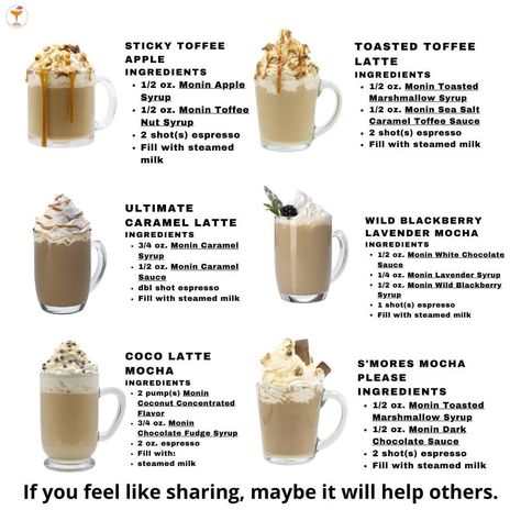 Easy Coffee Recipes Iced, Bakery Drinks Ideas, Brown Drinks, Coffee Drink Names Creative, Barista Recipes Drinks, Hot Coffee Ideas, Fancy Coffee Recipes, Coffee Shop Coffee Recipes, Coffee Recipe Ideas