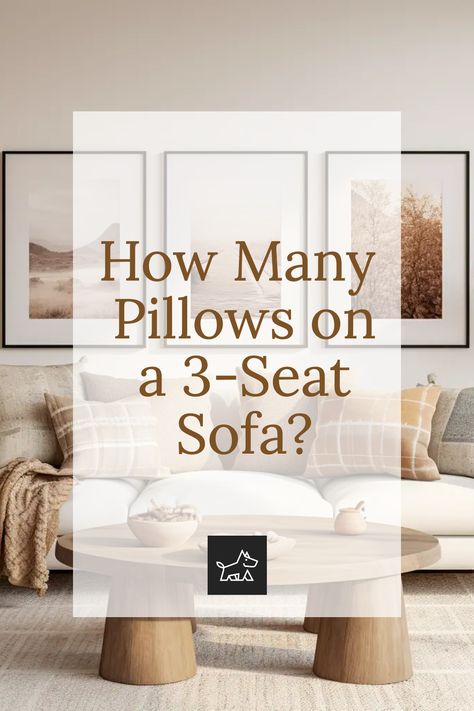 Elevate your living space by mastering the art of pillow placement on a 3-seat sofa. Our guide delves into the optimal number of cushions for both functionality and style. Whether you love a minimalist vibe or a lavish look, find your perfect pillow proportion today! How Many Cushions On A Couch, Sofa And Pillow Ideas, Throw Pillow Placement Couch, Pillow Placement On Sofa, How To Dress A Sofa With Cushions, How Many Throw Pillows On Couch, Cushion Placement On Sofa, How To Style Cushions On Sofa, Pillows On Couch How To Arrange