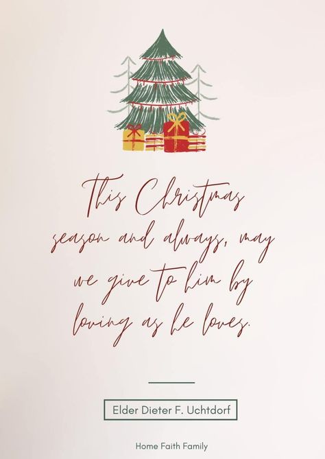 Christ Centered Christmas Gifts, Lds Christmas Quotes, Holiday Card Quotes, Christmas Quotes For Kids, Christmas Quotes Printable, Quotes For 2023, Christmas Gift Quotes, Lds Christmas, Prophet Quotes