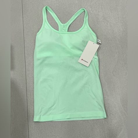 Lululemon Tank Top. Brand New. Never Been Worn. Size 8. Built In Bra. Padded Tank Tops, Lulu Tank Tops, Tank Tops Lululemon, Lulu Tank Top, Clothes Lululemon, Lulu Tops, Lulu Tank, Lululemon Tank Top Outfit, Preppy Clothes Aesthetic