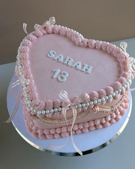 Pretty in pink for a special 13th birthday! 💖🎂 This Lambeth cake was all about delicate piping, pastel vibes, and sweet elegance for a lovely young lady. Perfect for those who love classic designs with a modern twist! ✨ DM to order your custom cake creation! 🎉 #LambethCake #BirthdayCake #CustomCakesByAna #SydneyCakes #PinkVibes #acdnmember #penrithcakes Cake For Girls Birthday 13, Cakes 13th Birthday, Teenager Cakes Girl 13th Birthday, Thirteenth Birthday Cake, 13th Bday Cake Ideas, 13 Cake Birthday Girl, Cake Ideas For 12th Birthday Girl, 13 Birthday Cake Girl, Cake For 13th Birthday Girl