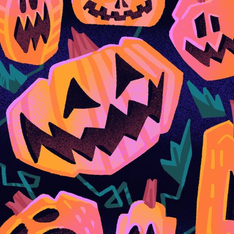 Pumpkin Patch wallpaper © Lindsey K. Meredith design Halloween Cookie Wallpaper, Pumpkin Patch Wallpaper, Cookie Wallpaper, 2024 Halloween, Halloween Cookie, Apple Watch Faces, Creative Illustration, Witchy Vibes, Halloween Cookies