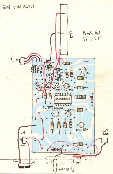 Gold Gun AL718 - LongRangeLocators Forums Gold Detector Circuit Diagram, Well Digging, Homemade Wind Turbine, Pulse Induction Metal Detector, Dowsing Rods, Gold Detector, Satellite Receiver, Block Diagram, A Frame House Plans