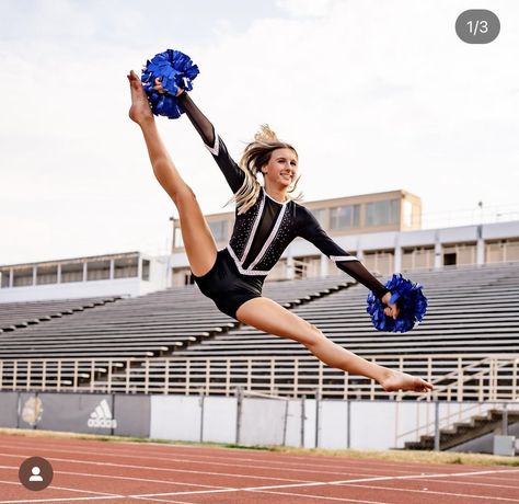 Dance Team Pictures Poses Individual, Dance Media Day Poses, Dance Team Media Day Poses, Shoot That Ball Cheer, Cheer Media Day Poses, Middle School Cheerleading Pictures, Cheerleader Individual Pictures, Dance Team Photoshoot Ideas, Dance Team Pictures Poses Pom Poms