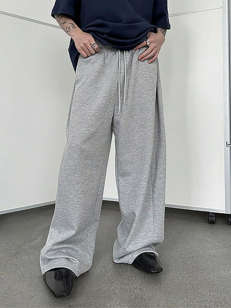 Baggy Sweats, Loose Sweatpants, Sweatpants With Pockets, Baggy Sweatpants, Baggy Pants, Baggy Pant, Pants Wide Leg, Drawstring Waist, Shoes Jewelry