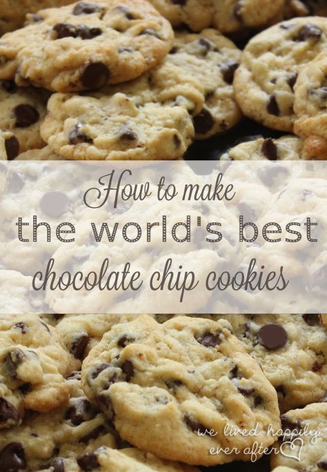 I think one of the biggest reasons my husband married me was my chocolate chip cookies. No kidding! :) My Grandma, Mama, has the reputation for bring t The Best Chocolate Chip Cookies, Best Chocolate Chip Cookies, Cookie Maker, Best Chocolate Chip, Beautiful Chocolate, Gateaux Cake, Chewy Chocolate Chip, Chewy Chocolate Chip Cookies, Chocolate Chip Recipes