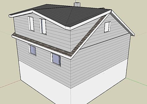 Dormer idea Double Dormer Loft Conversion, Flat Roof Dormer, Gable Dormer, Dormer Bungalow, Dormer Roof, Dormer Loft Conversion, Attic Loft, Shed Dormer, Attic Conversion