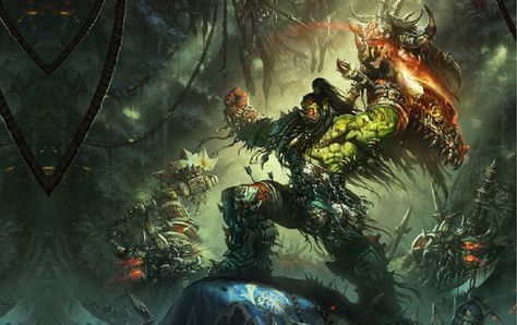 Blizzard Art - Warcraft Warcraft Film, Grom Hellscream, Orc Oc, Grommash Hellscream, Warcraft Wallpaper, Garrosh Hellscream, Blizzard Warcraft, Warcraft Orc, Warlords Of Draenor