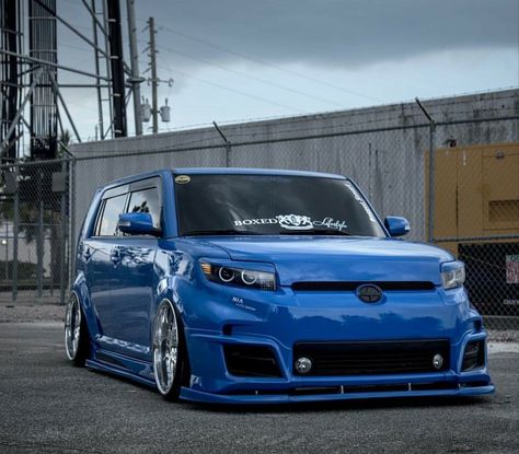 xB Scion Xb Custom, 2008 Scion Xb, Dodge Suv, Pimped Cars, Toyota Scion Xb, Box Cars, Blue Stuff, Scion Xb, Toasters