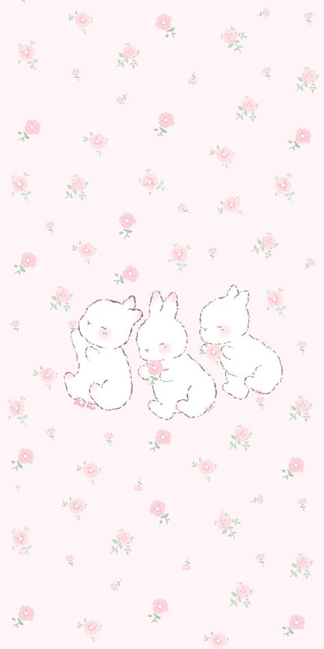 Bunny Coquette Wallpaper, Rabbit Cute Wallpaper, Bunny Pink Wallpaper, Kawaii Wallpaper Ipad, Bunny Aesthetic Wallpaper, Pink Rabbit Wallpaper, Pink Bunny Wallpaper, Kawaii Wallpaper Iphone, Bunny Background