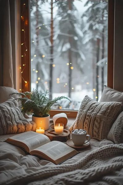 cozy reading time on winter, aesthetic pic Winter Aesthetic Lifestyle, Reading Cosy Aesthetic, Books Cozy Aesthetic, January Cozy Aesthetic, Cozy Books Aesthetic, Ipad Cozy Wallpaper, Reading Aesthetic Vision Board, Winter Cosy Aesthetic, Cozy Snow Aesthetic