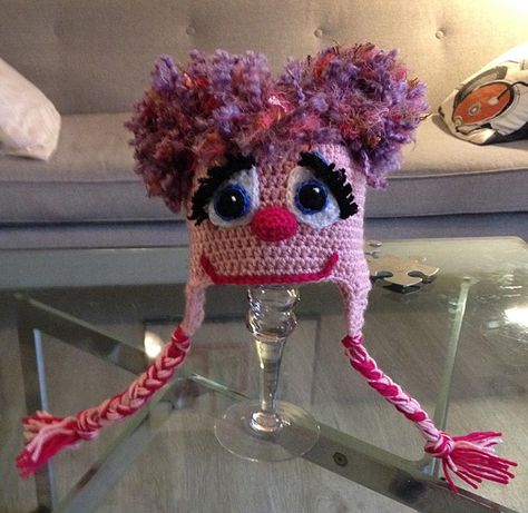 Abby Cadabby Sesame Street Crochet Hat Crochet Abby Cadabby, Abby Cadabby Sesame Street, Abby Cadabby, Kool Aid Man, Owl Hat, Kool Aid, Hat Ideas, Cute Hats, Crochet Applique