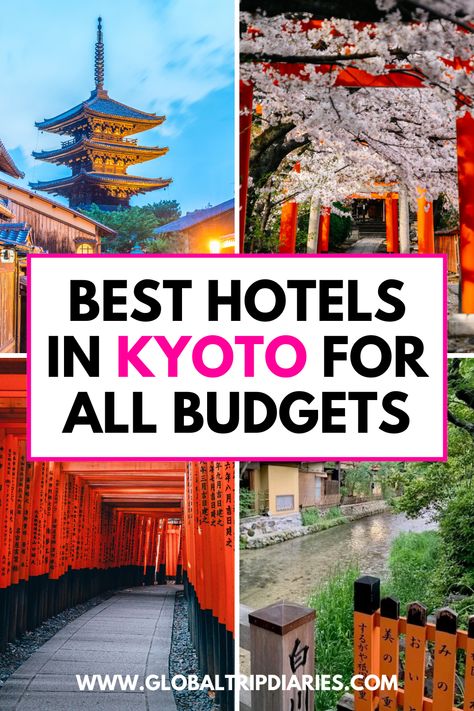 Find the perfect accommodation in Kyoto with our guide to the best hotels for every budget. From luxury stays to affordable options, discover where to rest after exploring this historic and beautiful city. Kyoto Travel, Luxury Getaway, Budget Hotel, Budget Travel Tips, Luxury Accommodation, Backpacking Travel, Beautiful City, Asia Travel, Budget Travel