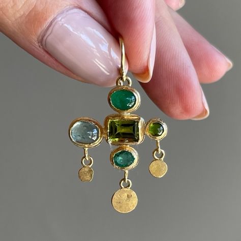 Confetti Earrings, Judy Geib, Green With Envy, Ancient Jewelry, Funky Jewelry, Jewelry Lookbook, Victorian Jewelry, Fantasy Jewelry, Small Earrings