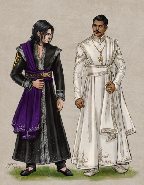 Indian Dragon, Ao3 Link, Indian Sherwani, Medieval Clothing, Indian Clothes, Illustration Sketches, Dragon Age, Fantasy Clothing, Fantasy Fashion