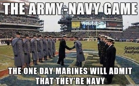 Today is the only day.  Yanked from @hellhoundapparel because its true. S/F  #armynavygame #gonavy #navy Military Humor Navy, Navy Memes, Go Army Beat Navy, Go Navy Beat Army, Army Vs Navy, Navy Quotes, Navy Humor, Military Life Quotes, Marines Funny