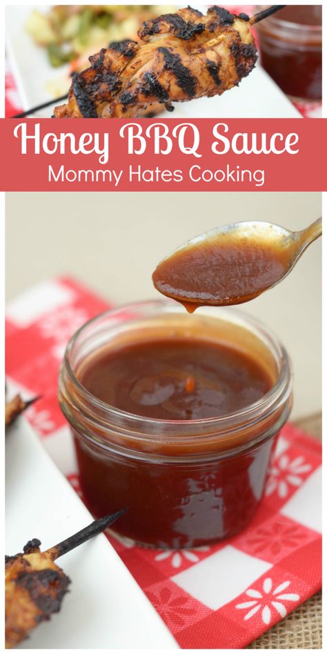 Honey Barbeque Sauce, Honey Barbecue Sauce, Diy Honey, Homemade Barbecue, Honey Barbecue, Bbq Side Dishes, Honey Bbq Sauce, Barbecue Sauce Recipes, Homemade Barbecue Sauce