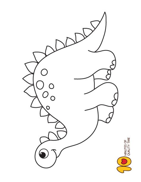 Dinosaur Colouring Page Dinasour Template, Dinosaur Cut Outs, Dinosaur Template, Dinosaurs Preschool, Dinosaur Birthday Cakes, Dinosaur Footprint, Dinosaur Drawing, Dinosaur Illustration, Dinosaur Crafts