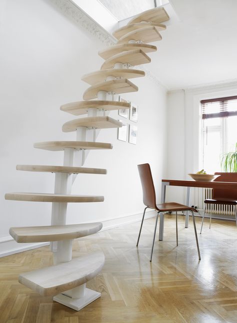 Stairs Design #homedecor #homedesign #homedecorideas #homeinterior #homedesigninterior Narrow Staircase Ideas, Storage Under Stairs, Office Under Stairs, Loft Conversion Stairs, Kitchen Under Stairs, Loft Conversion Design, Stairs Home, Space Saving Staircase, Bathroom Under Stairs