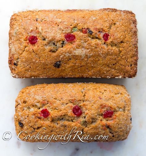 Trinidad sweet bread is a dense, rustic bread made with fresh coconut, raisins, mixed fruit and spices. It is made in Trinidad especially during the holidays including Christmas and Easter but great for an all year long snack or breakfast. My sweet bread recipe results in a bread that's addictive and crunchy on the outside and soft on the inside. A perfect balance of texture and flavors! Coconut Sweet Bread Trinidad, Trini Coconut Sweet Bread, Sweet Bread Trinidad, Cooking With Ria Trinidad, Trinidadian Desserts, Trinidad Wedding Traditions, Trinidad Coconut Sweet Bread Recipes, Coconut Bread Recipe Caribbean, Caribbean Sweet Bread Recipes