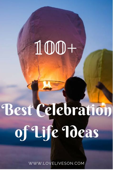 Our ULTIMATE list of the very best celebration of life ideas. Find unique ways to celebrate the amazing life and legacy of your loved one, now and forever. #loveliveson Celebration Of Life Ideas, Balloon Release, Loved One In Heaven, Nutrition Quotes, Birthday In Heaven, Fitness Exercises, Child Loss, In Memory Of Dad, Life Ideas