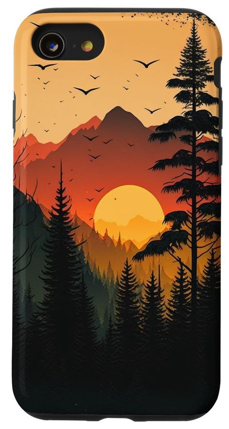 PRICES MAY VARY. Mountain,Pine,Tree,Tree,Nature,Pine,Forest,Trees,Landscape,Mountains,Pine,Trees,Hiking,Outdoors,Green,Adventure,Snow,Blue,Flowers,Flower,Nature,Vintage,Cute Mountain,Pine,Tree,Tree,Nature,Pine,Forest,Trees,Landscape,Mountains,Pine,Trees,Hiking,Outdoors,Green,Adventure,Snow,Blue,Flowers,Flower,Nature,Vintage,Cute Two-part protective case made from a premium scratch-resistant polycarbonate shell and shock absorbent TPU liner protects against drops Printed in the USA Easy installat Silhouette Art Nature, Falls Aesthetic, Atmospheric Perspective, Green Adventure, Fall Paintings, Pine Tree Art, Mountain Mural, Pine Tree Forest, Pine Trees Forest