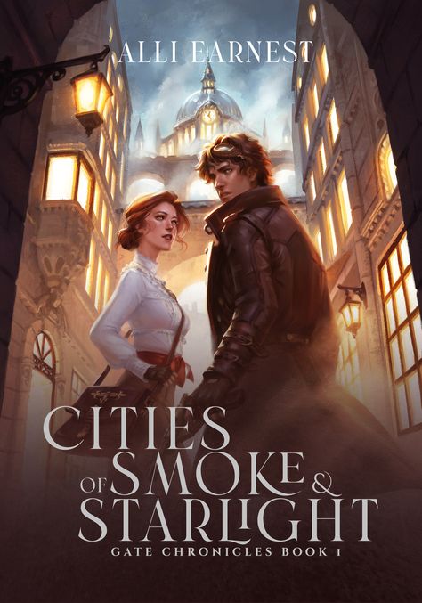 Cities of Smoke and Starlight (Gate Chronicles, #1) Fantasy Romance Books, Fantasy Book Covers, Fantasy Books To Read, Book Cover Illustration, Recommended Books To Read, Chronicle Books, Fantasy Novel, Fantasy Romance, I Love Books