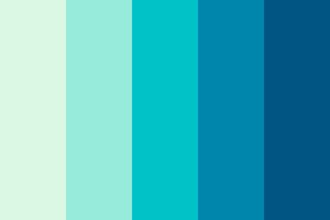 Underwater Scene Color Palette Deep Ocean Color Palette, Scene Color Palette, Squid Logo, Colour Palette Design, Underwater Bedroom, Interior Design Colors, Blue Color Palettes, Type Alphabet, Sea Map