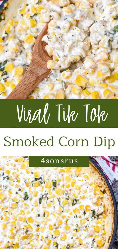 Corn Party Dip, Mexican Street Corn Dip Traeger, Tik Tok Corn Dip, Creamy Mexican Street Corn Dip, Quest Corn Dip, Easy Street Corn Dip Recipe, Smoked Elote Corn Dip, Smoked Corn Recipes, Grilled Corn Dip Recipe