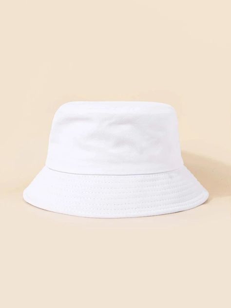 Aesthetic Bucket Hat, White Bucket Hat, Plain White T Shirt, Bucket Hat White, Old School Tattoo Designs, Bts Inspired Outfits, Fashion Vocabulary, Fisherman Hat, Drawing Clothes