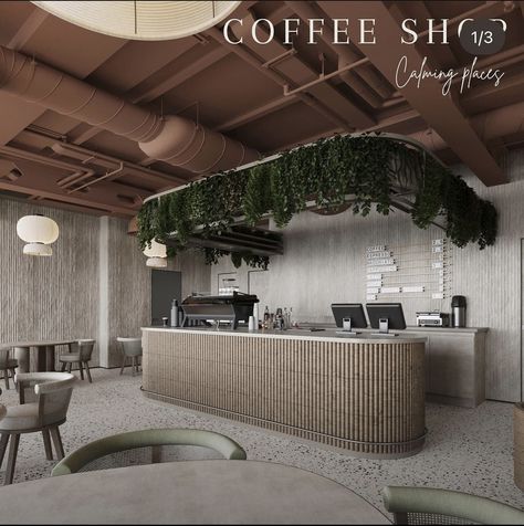 Japandi Coffee Shop, Bakery And Coffee Shop Design, Donuts Photoshoot, Coffee Roasting Room, Cafe Entrance, Cafe Layout, Bakery And Coffee Shop, Bali Restaurant, Combi Van