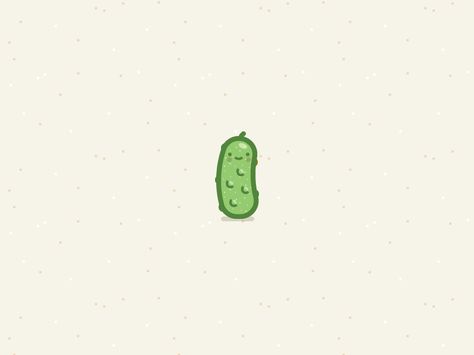 Pickle by Ryan Putnam for Dropbox Pickle Tattoo Ideas, Cute Pickle Tattoo, Pickle Tattoo Traditional, Cute Pickle Drawing, Pickles Tattoo, Pickles Drawing, Pickle Sketch, Pickle Drawing, Pickle Tattoo