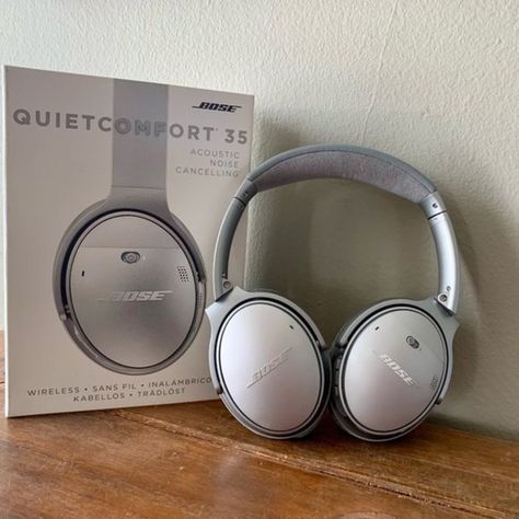 Bose Quiet Comfort 35 Headset Bose Qc35 Ii, Headphones Bose, Headphone Decoration, Wearing Headphones, Wearing Headphone, Image Swag, 2025 Vision, Play Music, Bluetooth Headphones