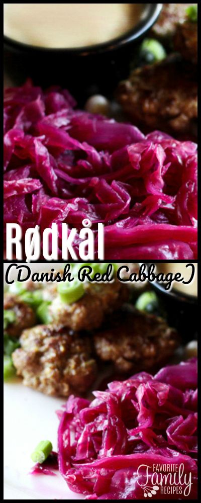 Danish Red Cabbage Recipe, German Red Cabbage, Danish Cuisine, Grilled Carrots, Red Cabbage Recipes, Nordic Recipe, Cabbage Salad Recipes, Pickled Cabbage, Baked Veggies