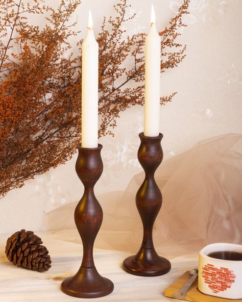 Large Candle, Large Candle Holders, Wooden Candle, Candle Sticks, Wooden Candle Holders, Diy Wood Projects Furniture, Wood Craft, Candle Stand, Stand Design