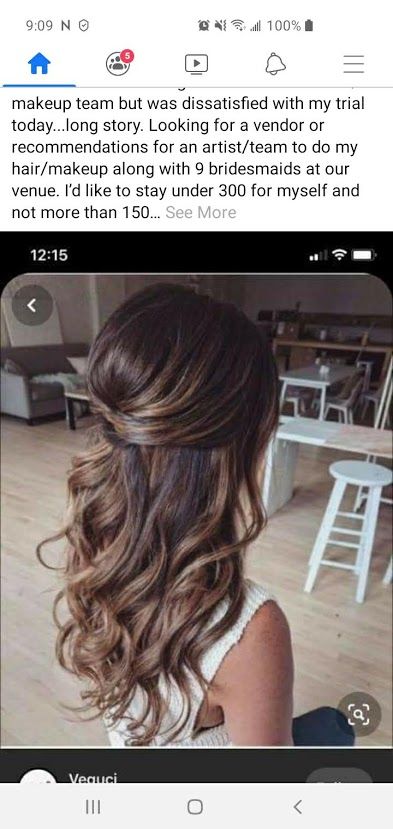 Photo - Google Photos Half Up Half Down Curly, Junior Bridesmaid Hair, Bride Hairstyles Updo, Wedding Hair Extensions, Fancy Hair, Mother Of The Bride Hair, Romantic Wedding Hair, Special Occasion Hairstyles, Manicure Gel