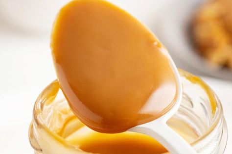 Slow Cooker Sweetened Condensed Milk Caramel - Easy Peasy Slow Cook Make Sweetened Condensed Milk, Sweetened Condensed Milk Caramel, Slow Cooker Caramel, Condensed Milk Caramel, Dark Caramel, Slow Cook, Caramel Flavoring, Sweetened Condensed Milk, Condensed Milk