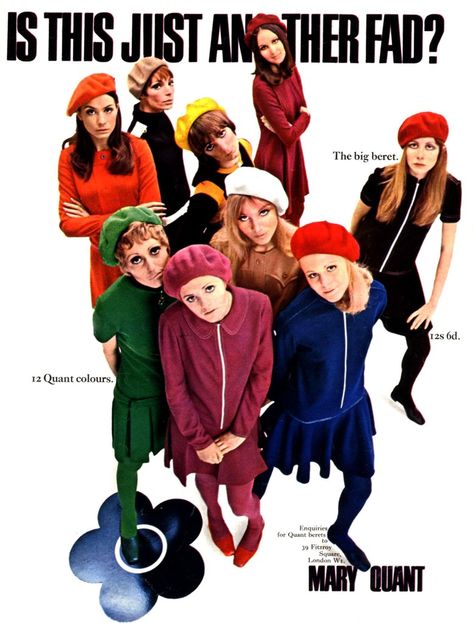 Mary Quant Fashion, 60s Mod Fashion, 60s Vintage Fashion, Girl Swinging, Swinging 60s, Mary Quant, Mod Girl, Chelsea Girls, Fashion 1960s