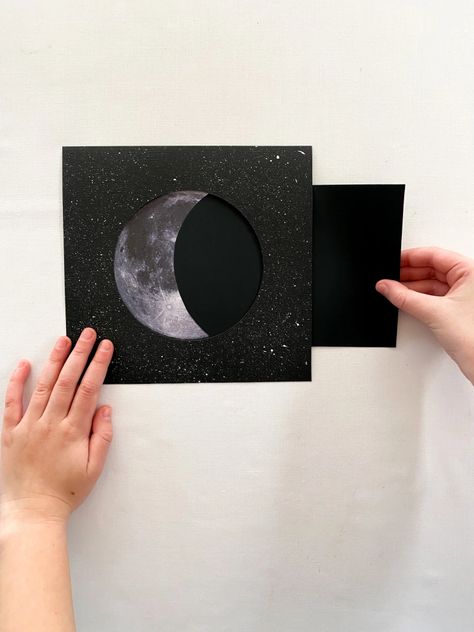 Moon Lessons, Moon Phases Activities, Moon For Kids, Moon Craft, Early Numeracy, Moon Unit, Moon Activities, Space Activities For Kids, Eclipses Art