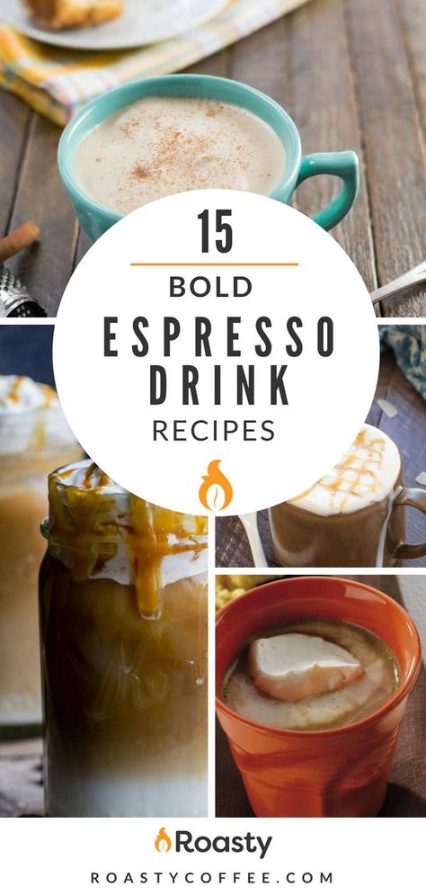 Espresso Machine Recipes, Espresso Drink Recipes, Espresso Drink, Breville Espresso, Clever Coffee, Nespresso Recipes, Ninja Coffee Bar, Types Of Drinks, Espresso Recipes