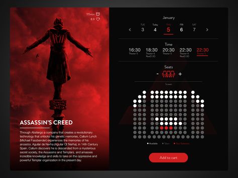 Cinema Site, Web Movie, Cat Logo Design, Coding Tutorials, Cinema Design, Movie App, Cinema Ticket, Booking Website, Ticket Design