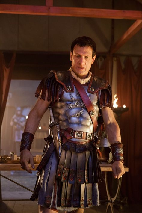 Simon Merrells, Spartacus Movie, Marcus Licinius Crassus, Spartacus Series, Liam Mcintyre, Roman Gladiators, Roman Armor, Roman Legion, Historical Armor